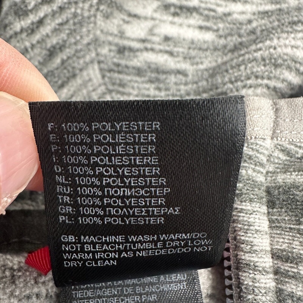 The North Face Fleece Hoodie Women's Sz S Gray Polartec Classic Zip Lightweight - Picture 8 of 10